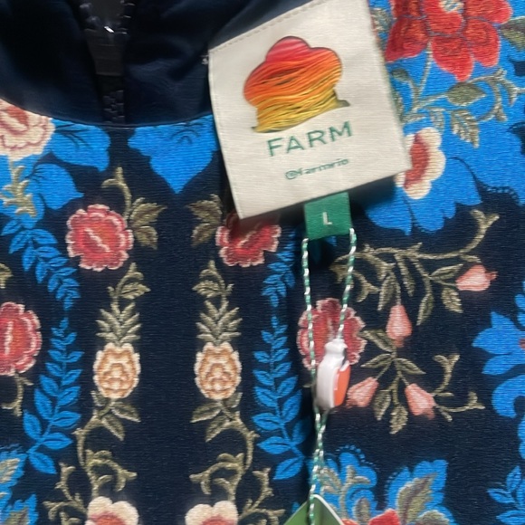 Farm Rio ‼️‼️ Blue Arabesque Floral Jersey
Midi Dress - Picture 6 of 7